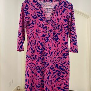 Lilly Pulitzer dress, size XS, excellent condition, 3/4 sleeves